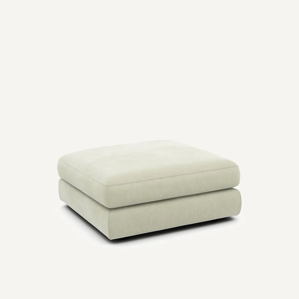 Voetensteun in stonewashed velours, SKANDER