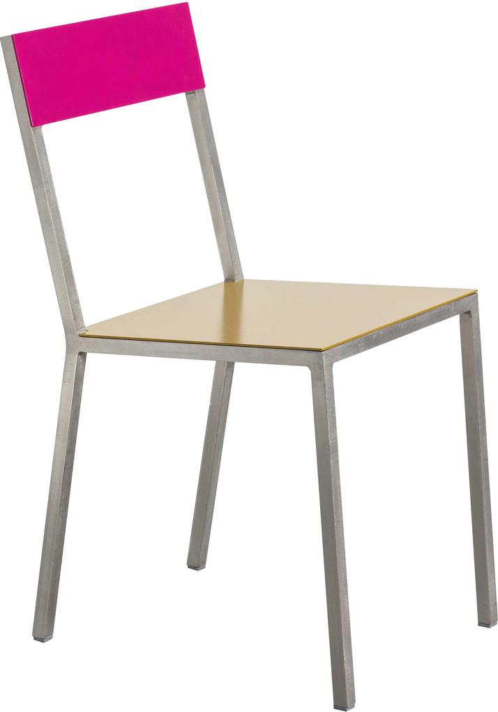 Valerie Objects Alu Chair stoel zitvlak curry rugleuning candy purple