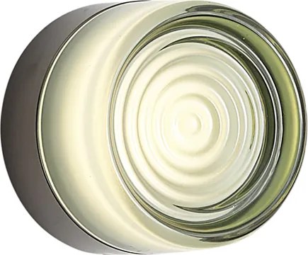 Design wandlamp zwart met licht groen glas IP44 - Michele