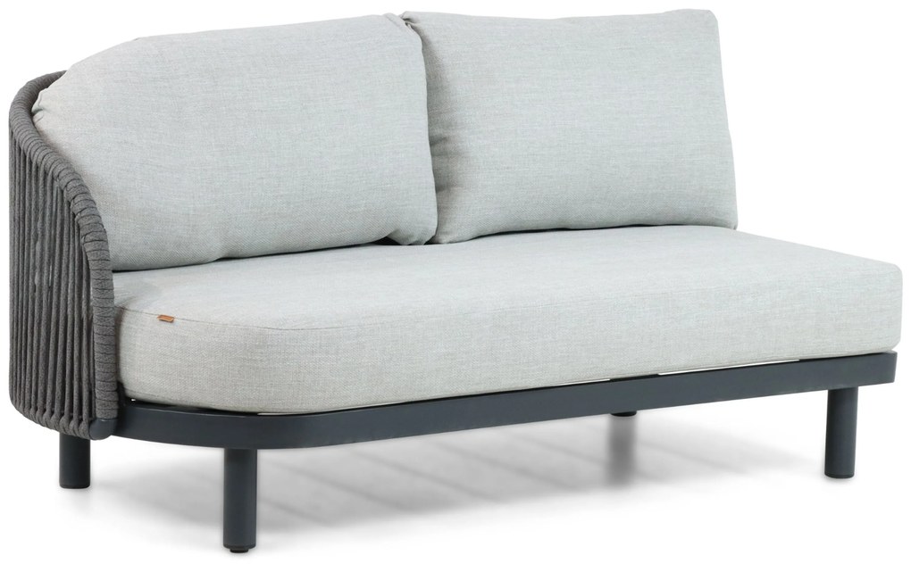 Hoek loungeset 5 personen Aluminium/rope Grijs  Santika Furniture Santika