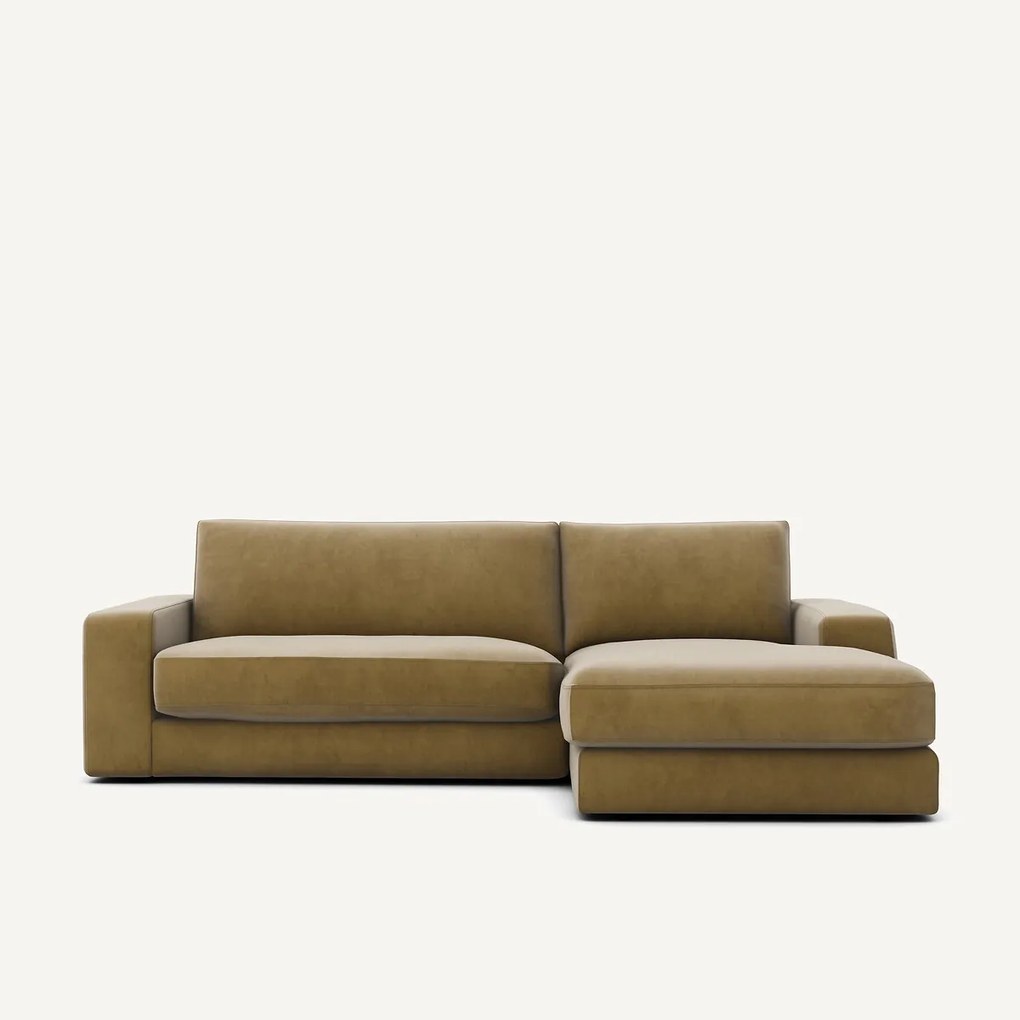 Hoekbank in fluweel, Skander