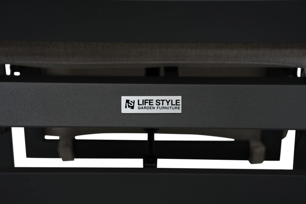 Lifestyle Garden Furniture Camino Relax Stoel Gasveer Verstelbaar Aluminium Grijs