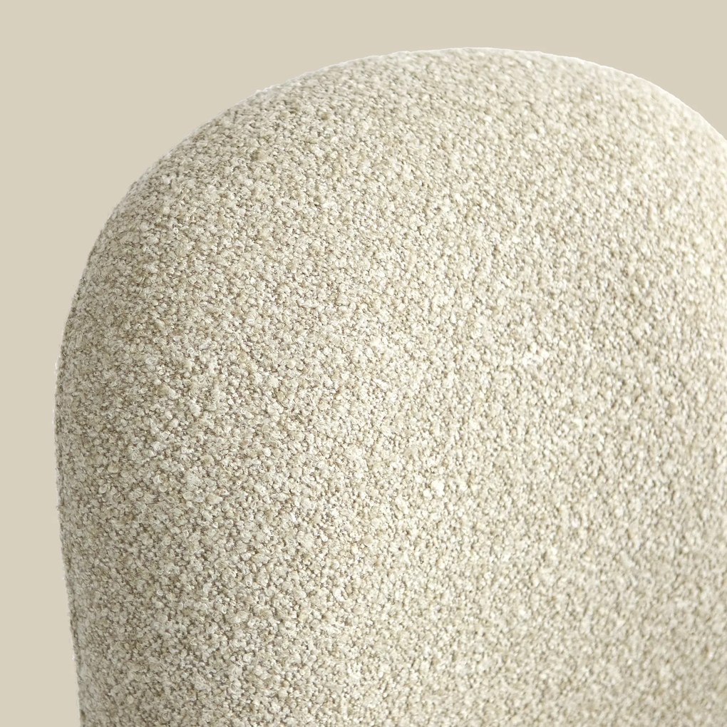 Beige Eetkamerstoel Volledig Stof