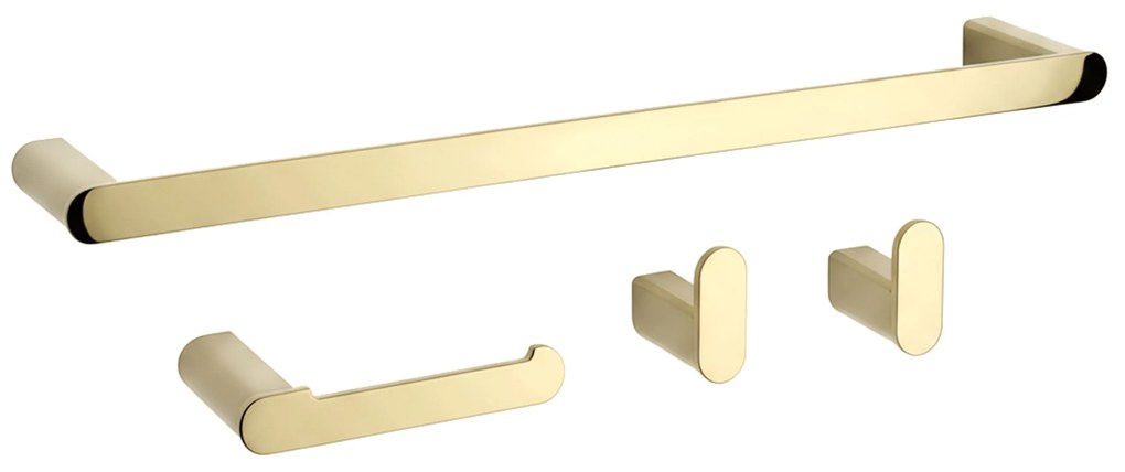 Badkameraccessoireset Mati Gold 4-delig