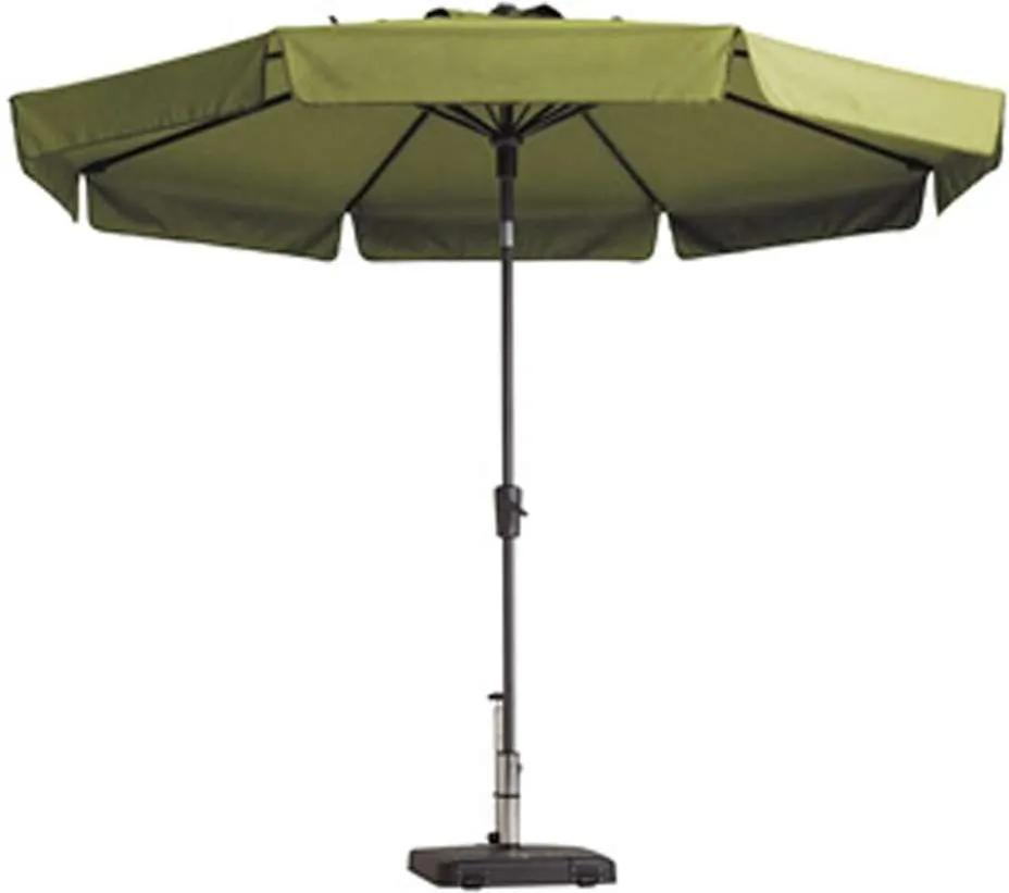 Madison parasol Flores - groen - Ø300 cm - Leen Bakker