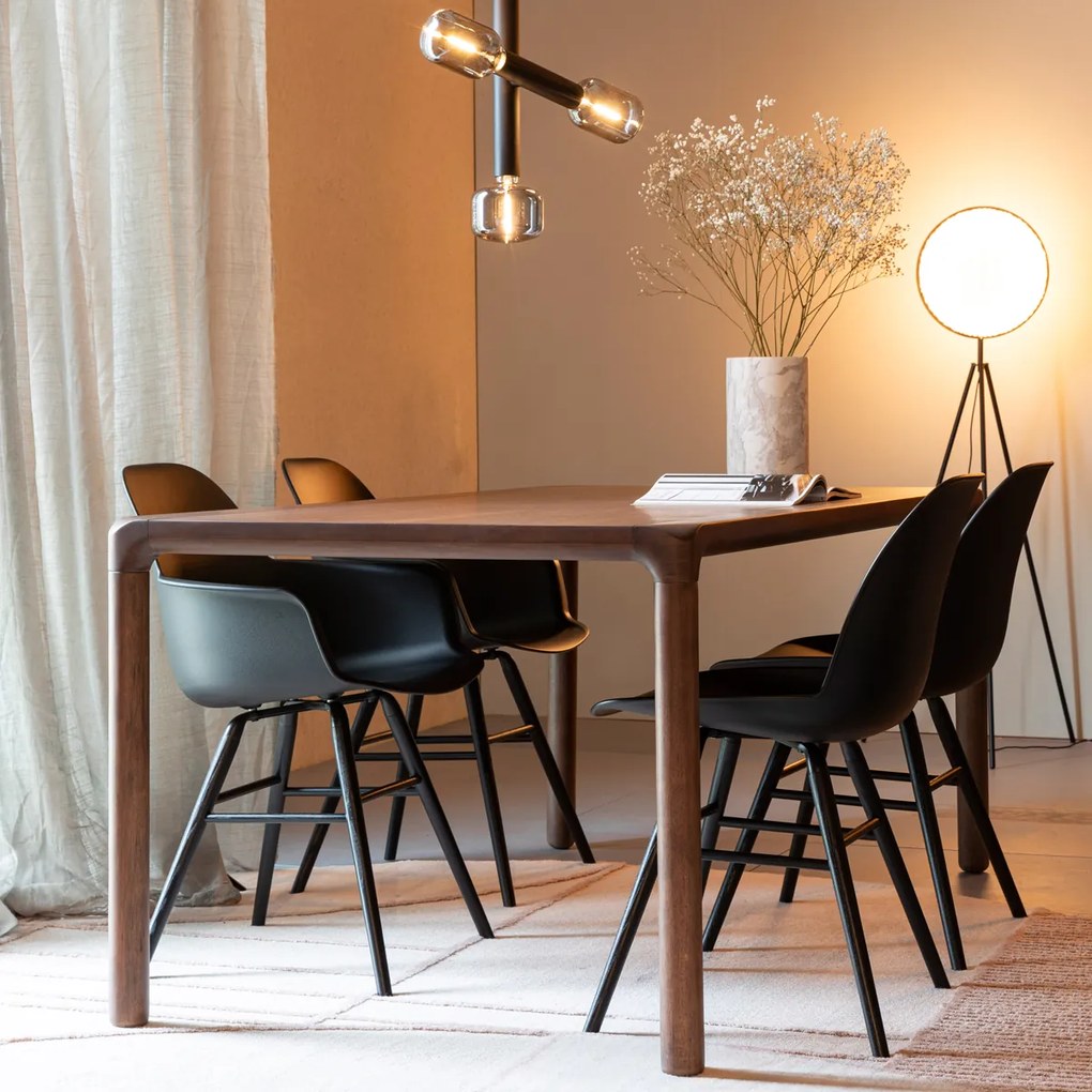 Zuiver Storm Walnoot Design Eettafel 180 X 90 Cm - 180 X 90cm.