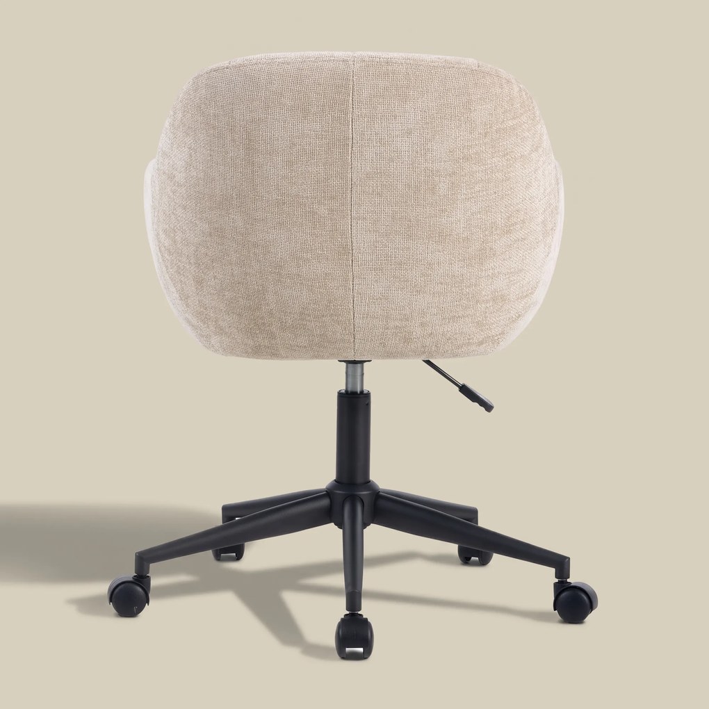 Bureaustoel Beige Stof