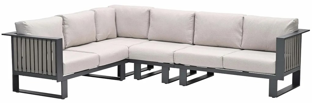 Garden Impressions Gabon hoek loungeset 4-delig taupe
