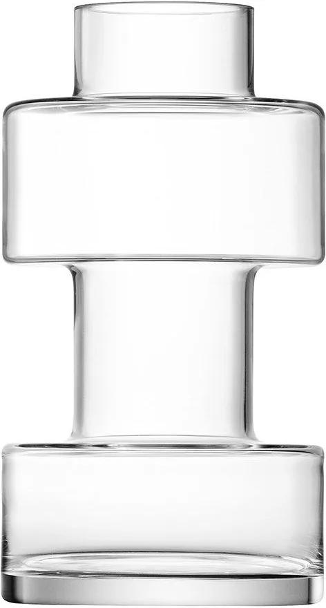 L.S.A. | Metropole Vaas diameter 18 cm x hoogte 33 cm transparant vazen glas vazen & bloempotten decoratie | NADUVI outlet