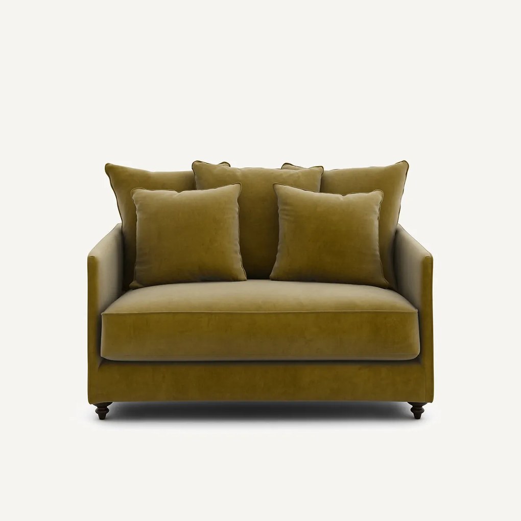 2-zits omvormbare bank van fluweel, Lazare