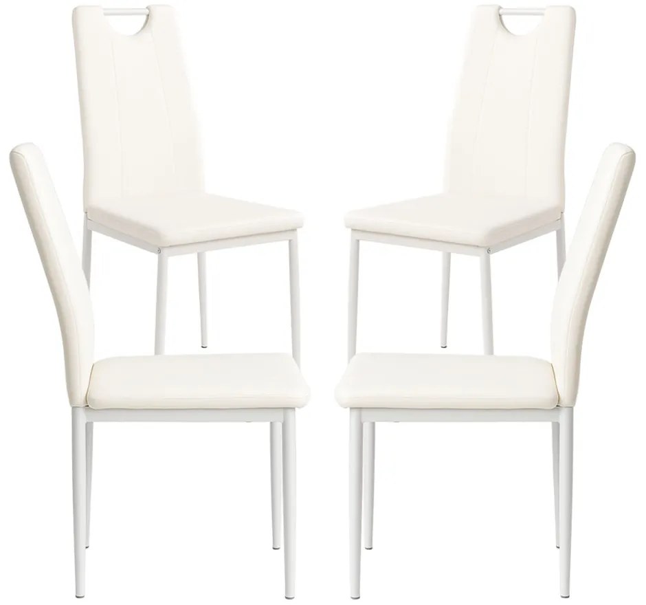 Pakket 4 Risol Stoelen Kunstleer