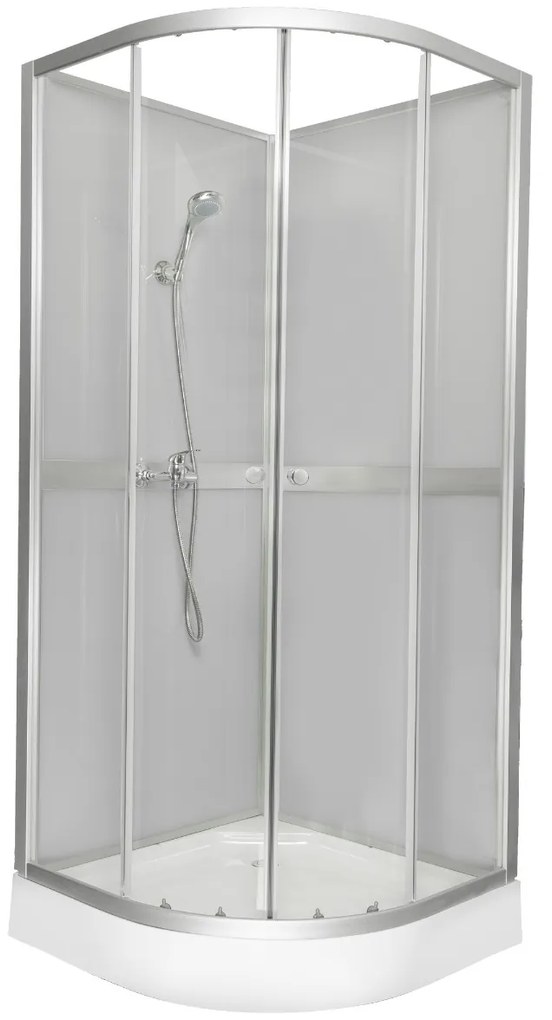 Kerra Classic Grey complete douchecabine 80x80cm