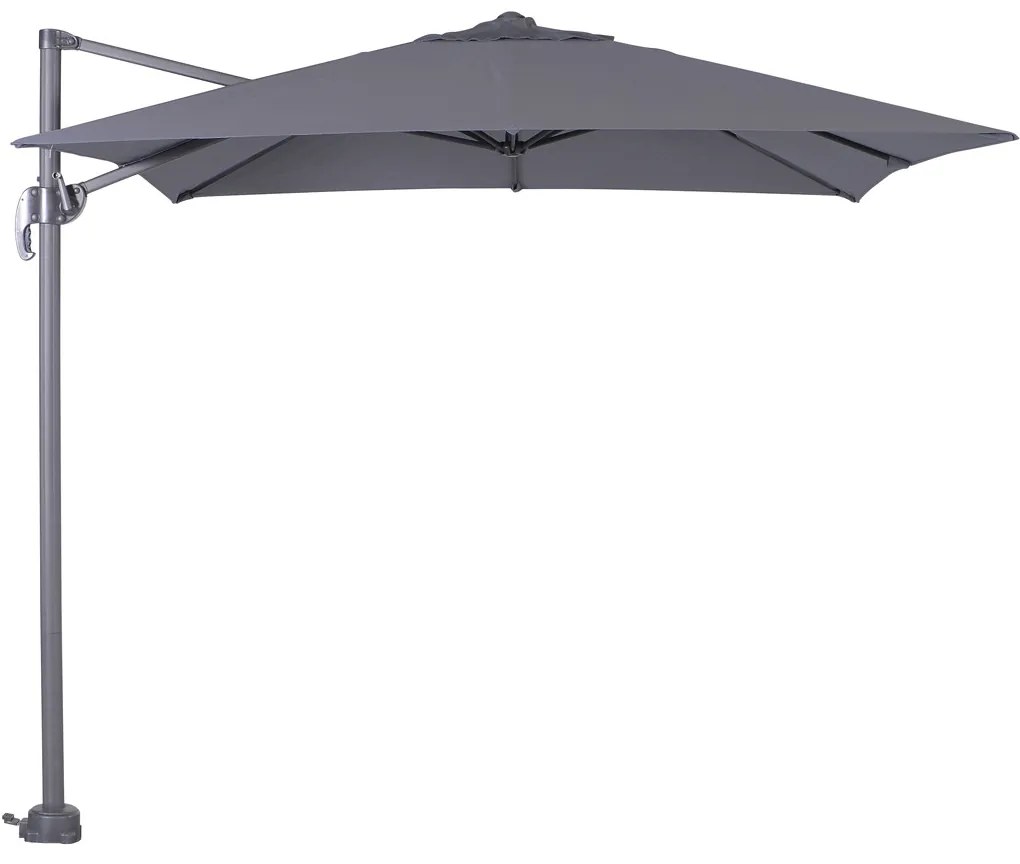 Garden Impressions Hawaii zweefparasol S 250x250 - donker grijs