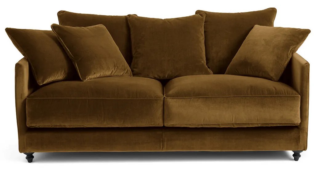 Omvormbare compacte bank. stonewashed fluweel, Lazare