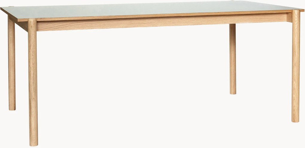 Houten eettafel Oblique, 107 x 190 cm