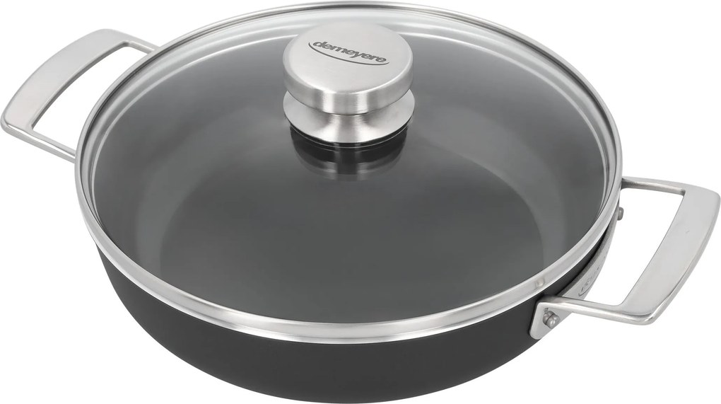 Demeyere Alu Plus 3 Sudderpan met glazen deksel Ceraforce 24 cm - Alu Plus 3 - Demeyere