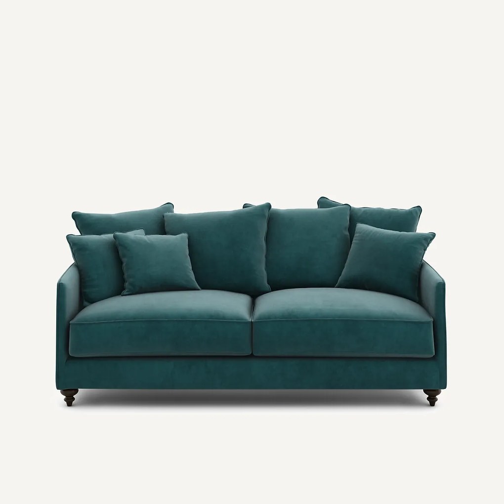 Omvormbare 3-zits fluwelen zetel, Lazare