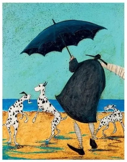 Sam Toft - On Jack's Beach Kunstdruk, (40 x 50 cm)