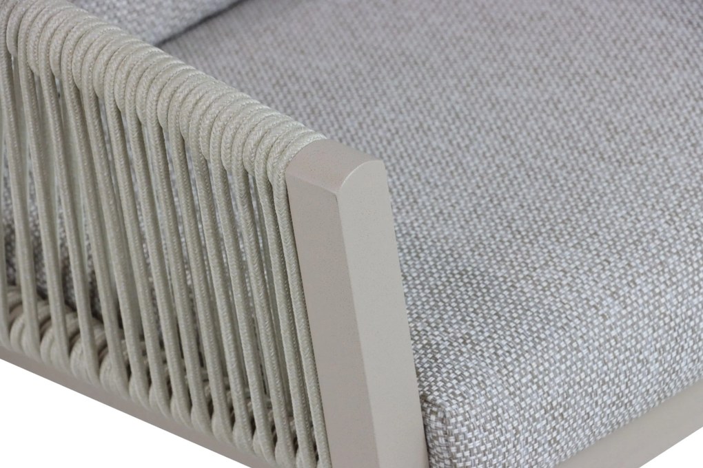 Tuinstoel Aluminium/rope Taupe-naturel-bruin Lifestyle Garden Furniture Verona