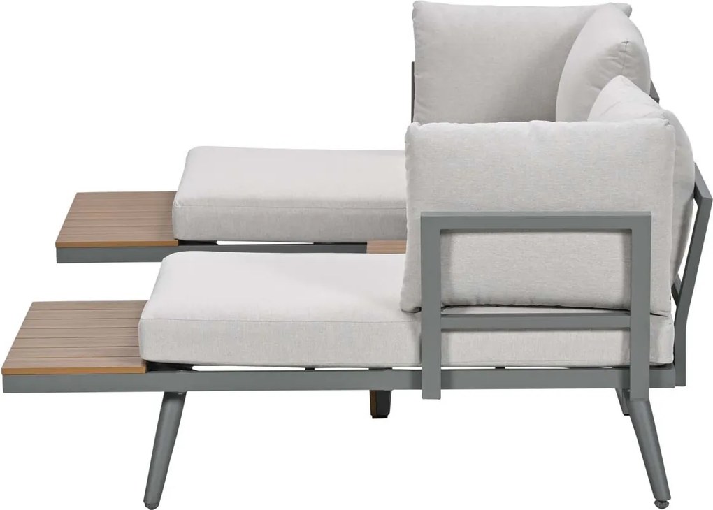 Garden Impressions Tibo loungeset 3-delig - stone green