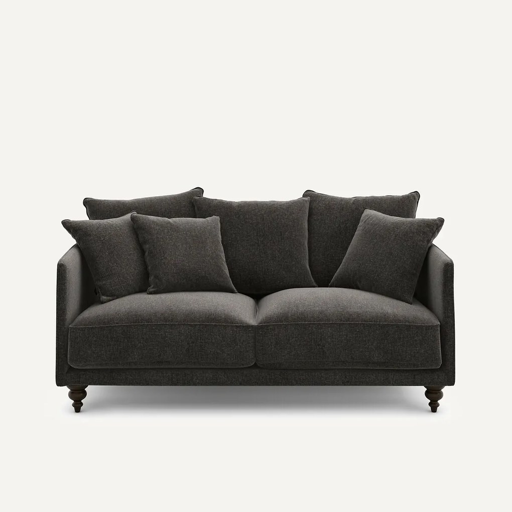 Compacte fluwelen chenille bank, Lazare