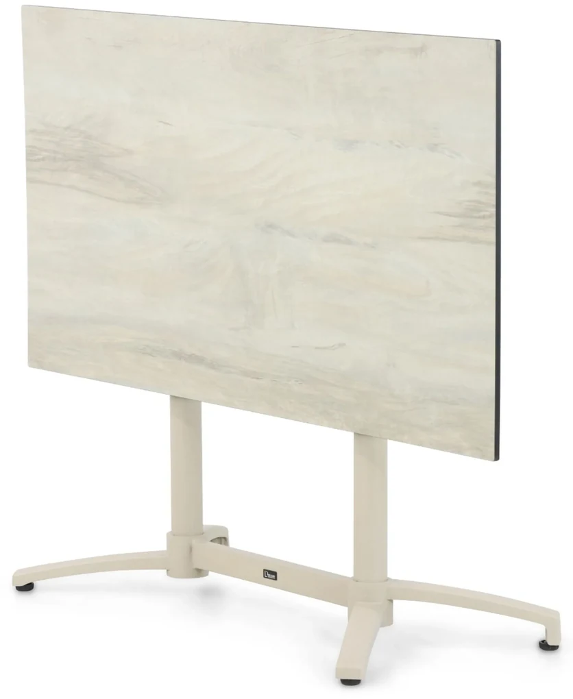 De Laan Projects Laan Marano Bistrotafel X Aluminium Taupe