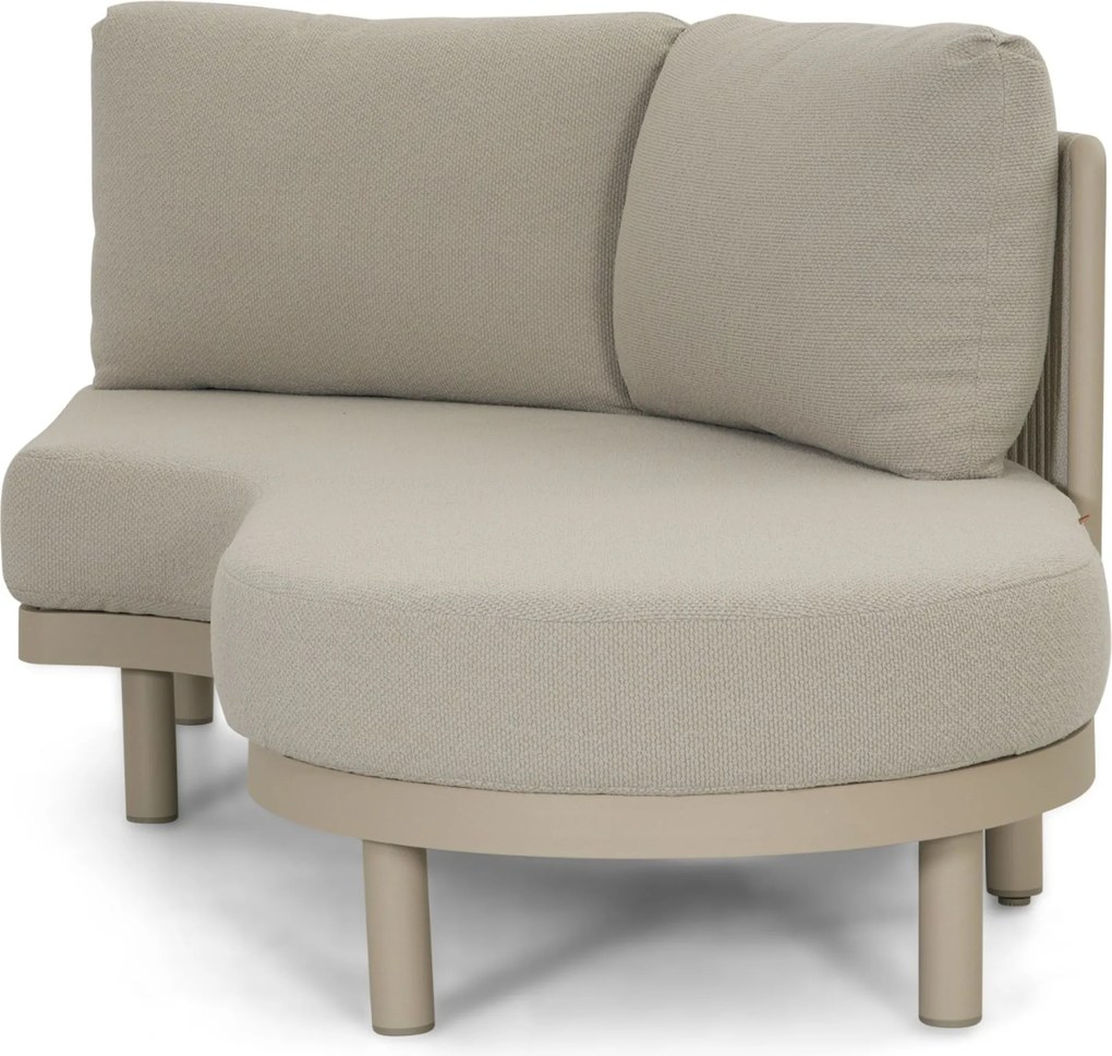 Hoek loungeset 5 personen Rope Zand/Beige Santika Furniture Santika