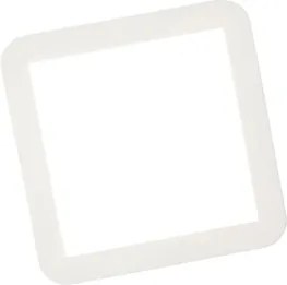 Plafonnière wit 22,5cm incl. LED 3-staps dimbaar IP44 - Steve