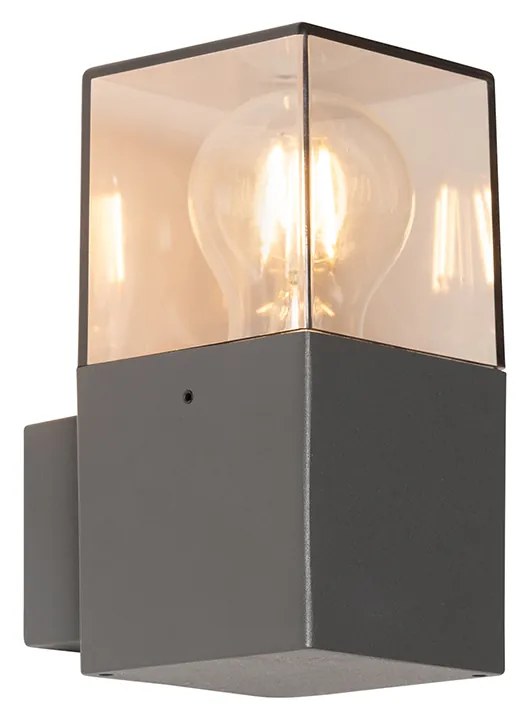 Moderne buiten wandlamp antraciet IP44 - Denmark Modern E27 IP44 Buitenverlichting
