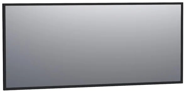 BRAUER Onyx spiegel - 160x70cm - rechthoekig - zwart geborsteld frame SP-ON160RHZ