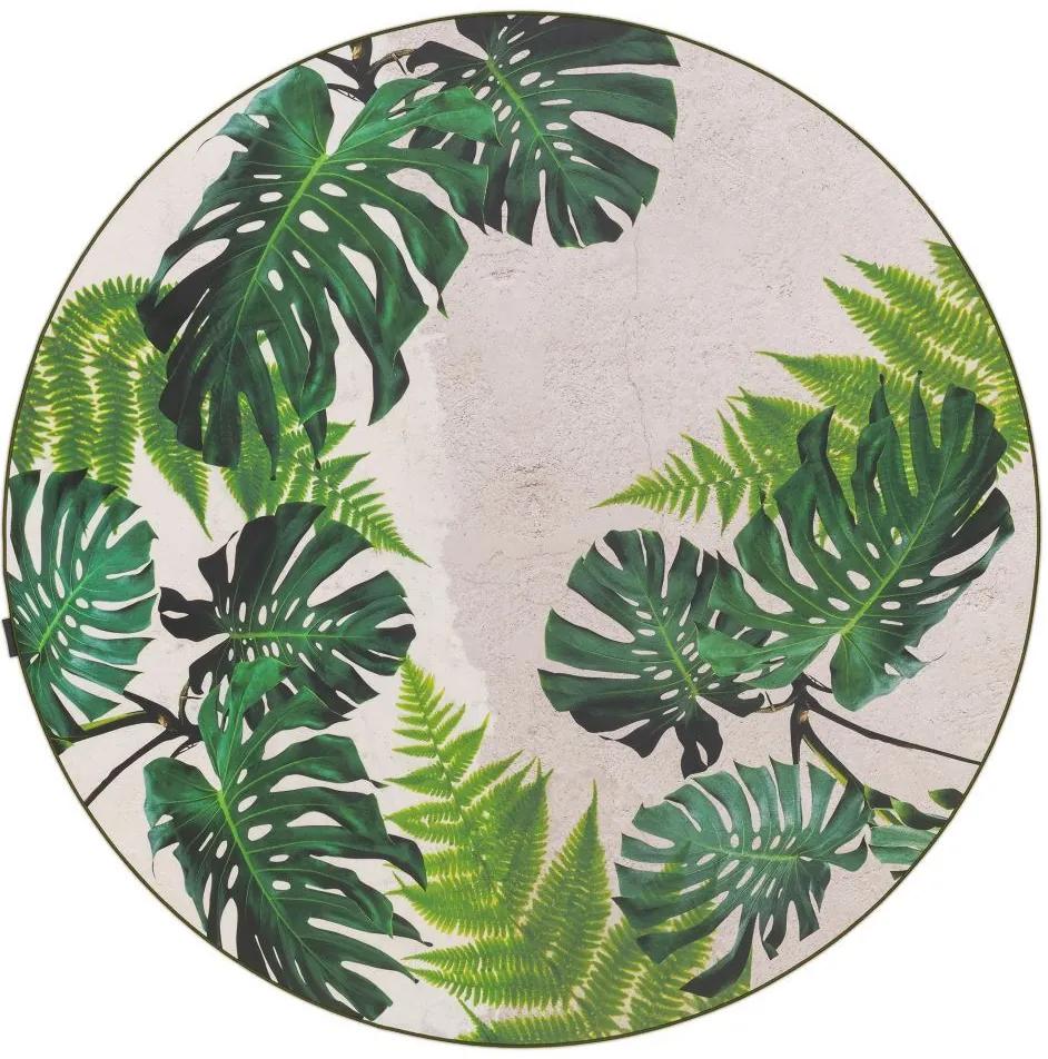 Finally Vinyl - Tropical Leaves - 196 x 196 - Vloerkleed