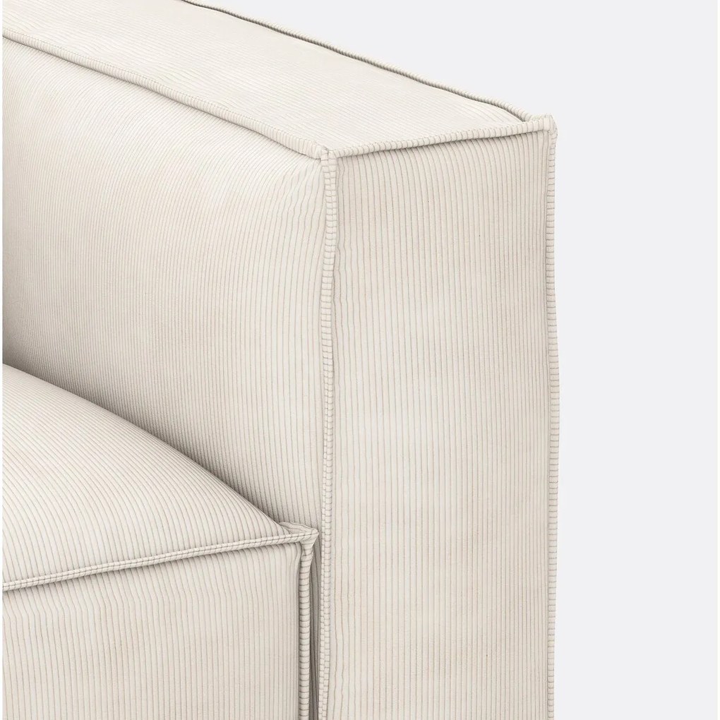 Modulaire bank, 3-zit, ribfluweel, Seven