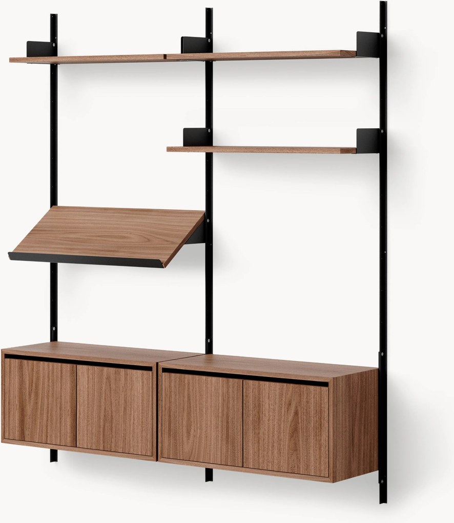 Grote wandrek Living met kasten