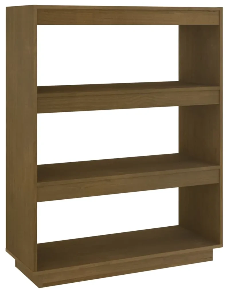 vidaXL Boekenkast/kamerscherm 80x35x103 cm grenenhout honingbruin
