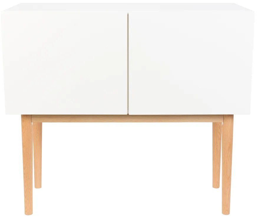 Zuiver High On Wood Hoogglans Dressoir Eiken 90 Cm - 90x40x80cm.