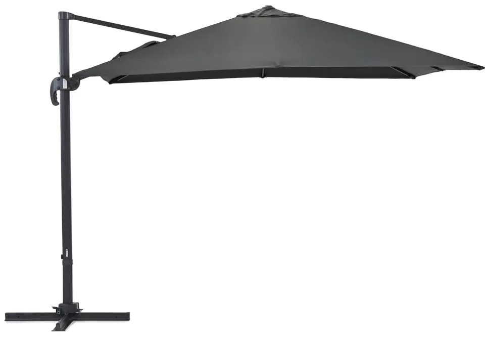 Garden Point antraciet Siena 3x3m tuinparasol