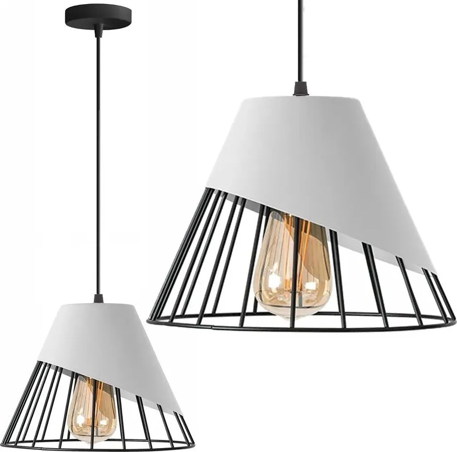 HANGLAMP METAAL WIT APP228-1CP