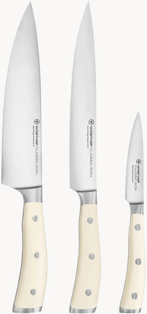 Messenset Classic Icon van edelstaal, 3-delig