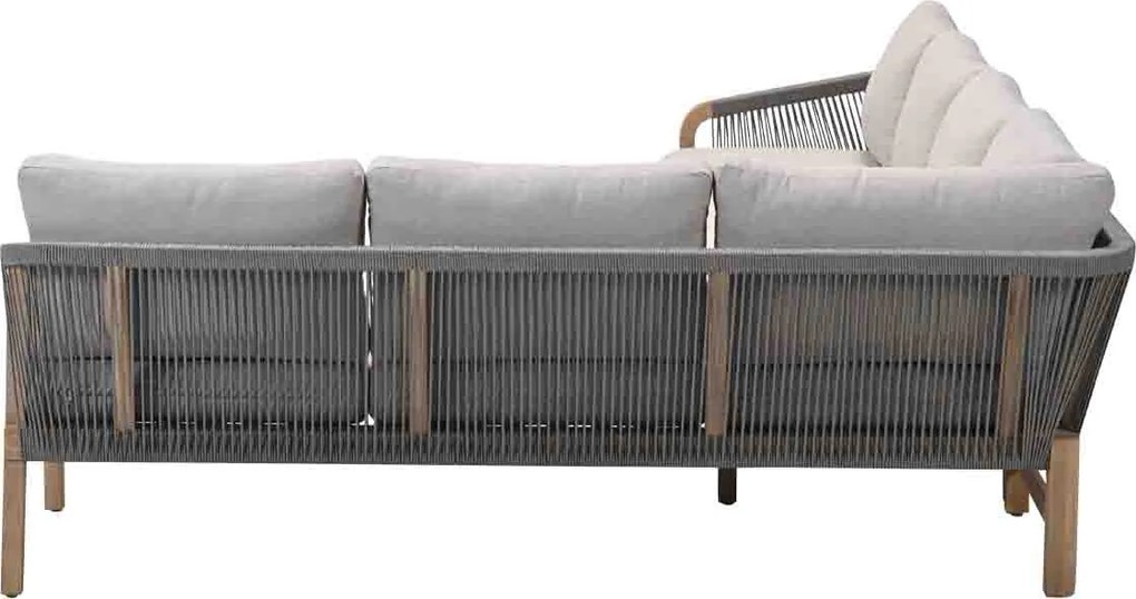 Garden Impressions Alora lounge dining set 2-delig rechts - grey sand