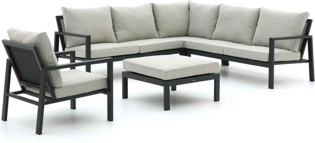 + 15% kassakorting | Hoek loungeset Manifesto  | 6 personen | Loungeset Grijs | Hoekbank Aluminium | 246x246cm | Kees Smit Tuinmeubelen