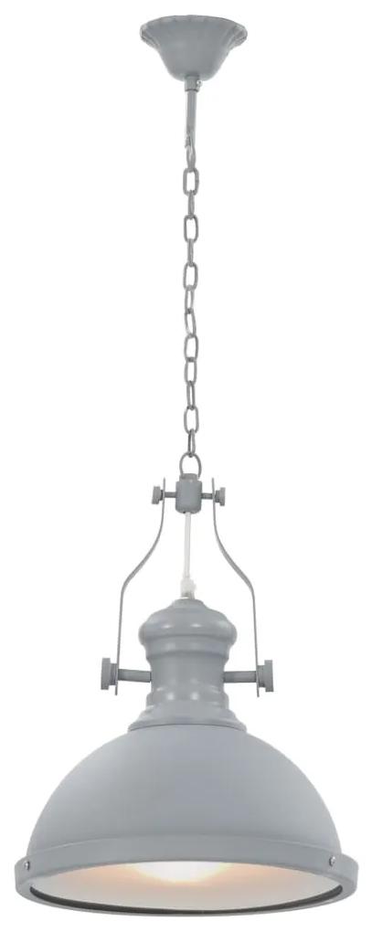 vidaXL Plafondlamp rond E27 grijs