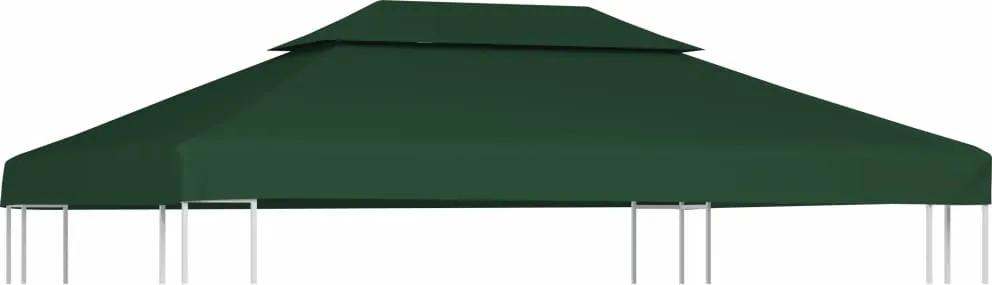 Vervangend tentdoek prieel 310 g/m² 3x4 m groen