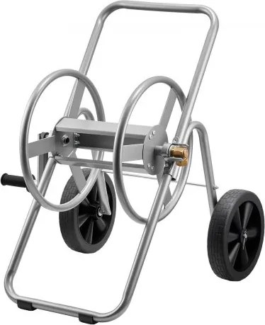 VEVOR Slangwagen, 6096/9144 cm Tuinslangwagen met twee PU-wielen, handvat en robuuste netmand, slanghaspel, mobiele slangtrommel voor tuinbesproeiing, autowassen, 530x650x740 mm