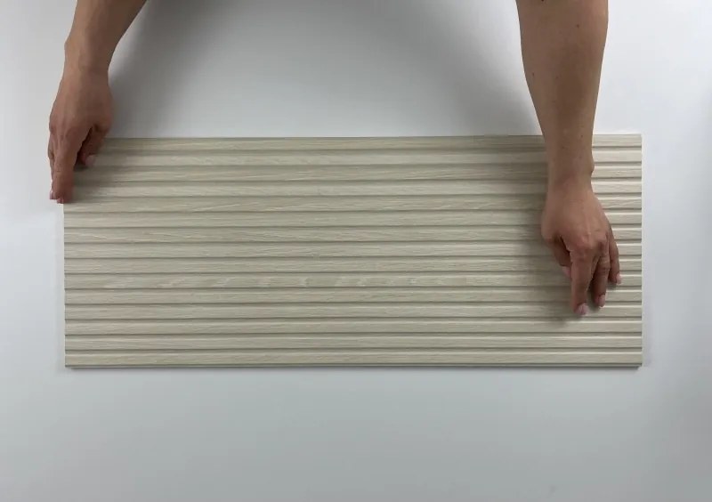 Jabo Valkiria wandtegel creme gestreept30x75cm gerectificeerd