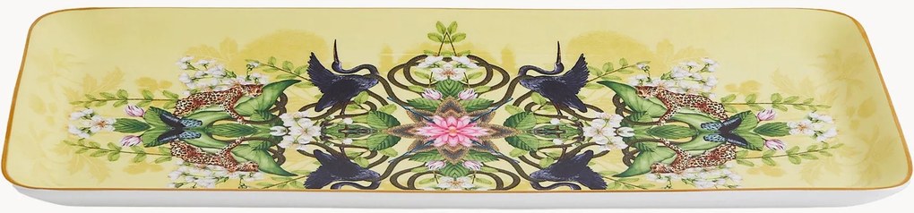 Fine Bone China rechthoekig dienblad Wonderlust Waterlily