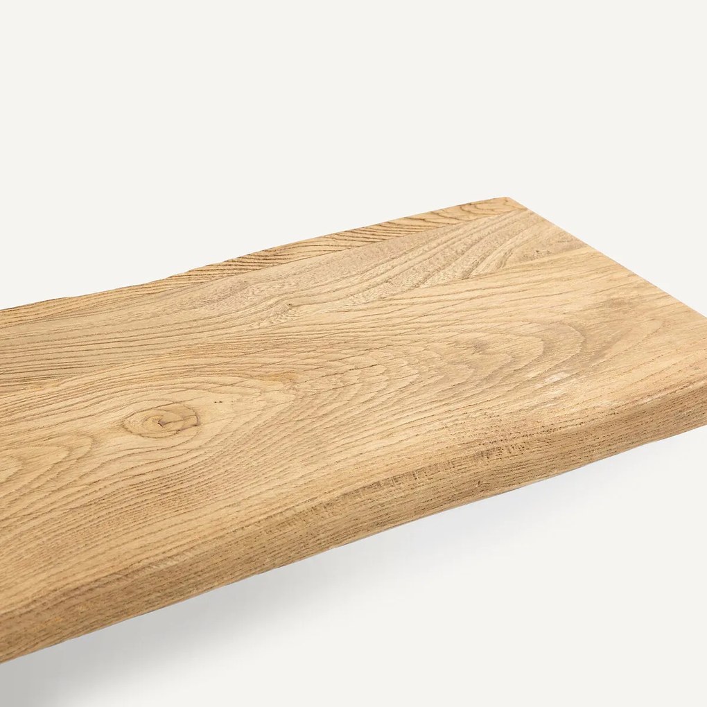 Wandplank in recycled massief iepenhout, Sumiko