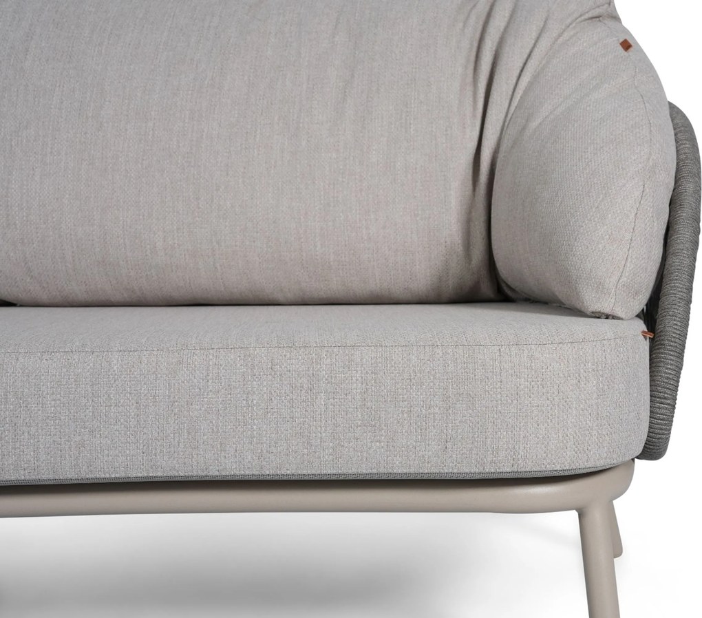 Stoel en Bank Loungeset 4 personen Rope Zand/Beige  Santika Furniture Santika