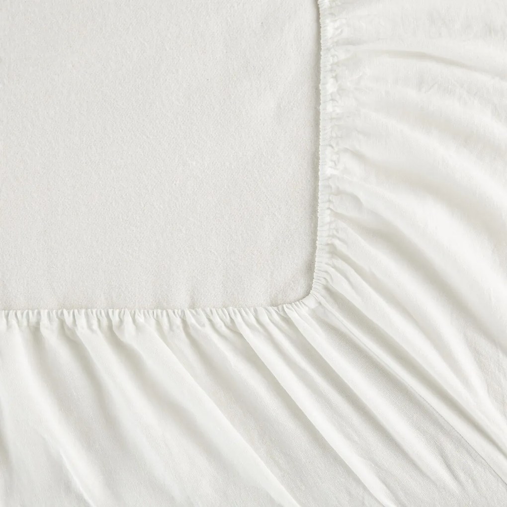 Hoeslaken in gewassen linnen, Elina