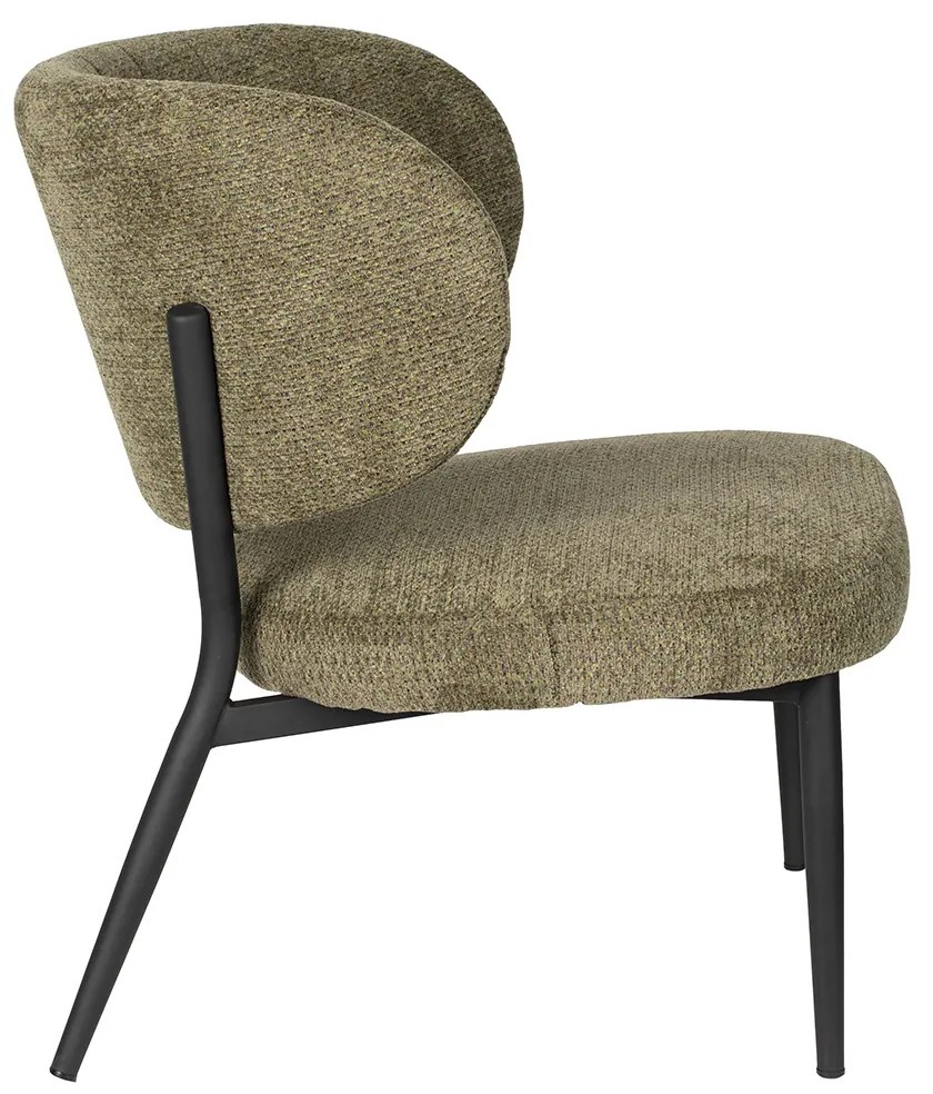 Groene Fauteuil Met Ronde Rugleuning
