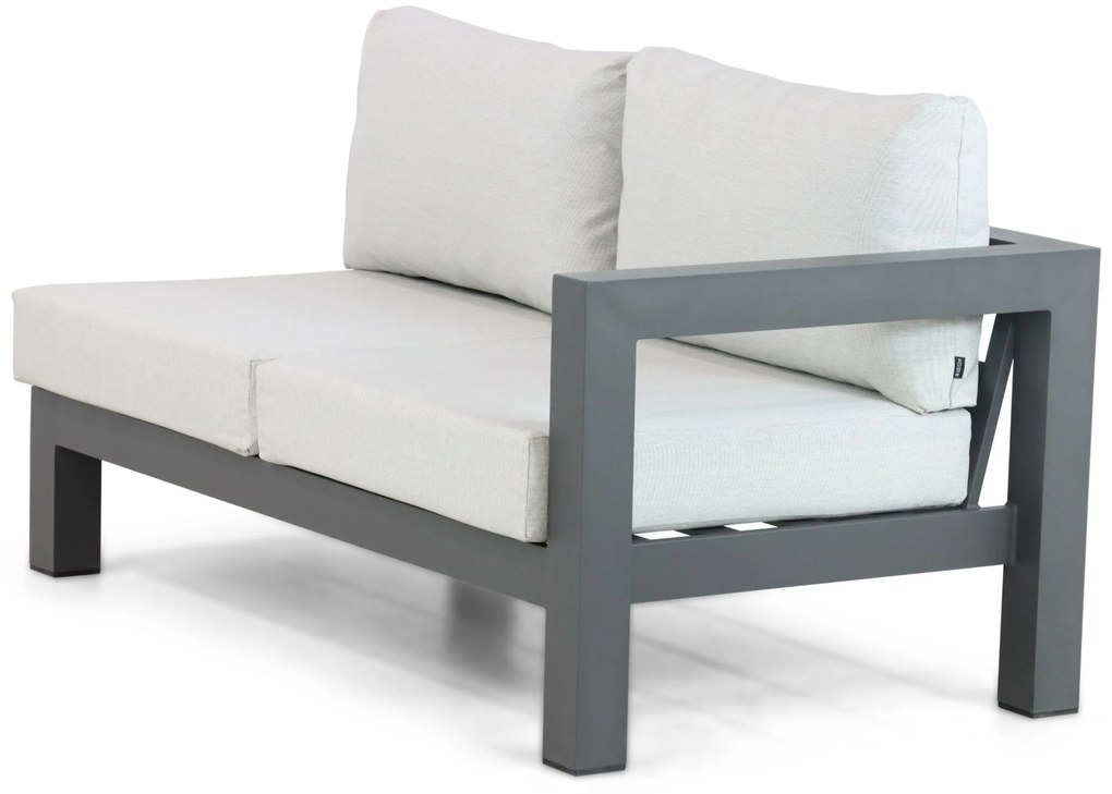 Hoek loungeset 5 personen Aluminium Grijs Lifestyle Garden Furniture Luca